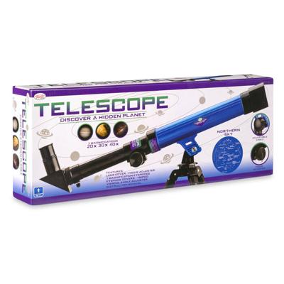 Toyrific Telescoop 19 x 50 x 7.5 cm blauw/ zwart Toyrific Telescoop 19 x 50 x 7.5 cm blauw/ zwart