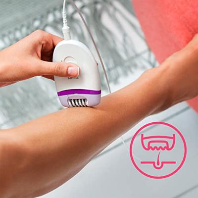 Philips BRP505/00 Satinelle Essential Epilator Paars/Wit - thumbnail