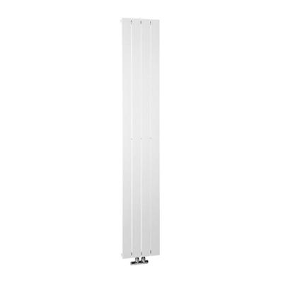 Designradiator Sapho Colonna Recht Middenaansluiting 29.8x180 cm 614W Wit Sapho