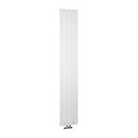 Designradiator Sapho Colonna Recht Middenaansluiting 29.8x180 cm 614W Wit Sapho - thumbnail
