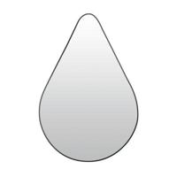 Len-Fra wandspiegel riverside zwart 50 x 75 cm | 2 stuks - thumbnail