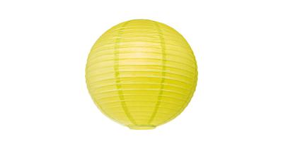 Light depot - lampenkap Lampion Ø 40 cm - geel/groen - Outlet