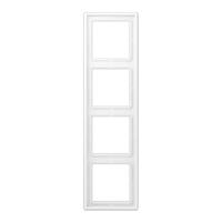 JUNG LS990 4-voudig mat wit afdekraam LS 984 WWM - thumbnail