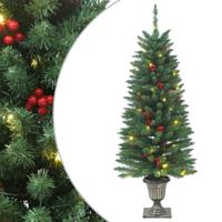 Kunstkerstbomen 2 st 100 LED's 120 cm groen - thumbnail
