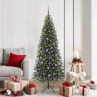 Kunstkerstboom met 300 LED met standaard Groen 180 cm PE en PVC - thumbnail
