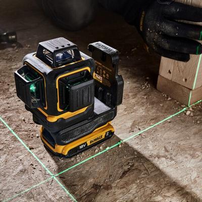 DeWALT DCLE34031D1 3x360° Compacte kruislijnlaser groen 18V XR 2.0Ah in koffer - thumbnail