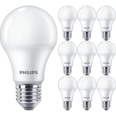 Philips LED Lampen E27 10-Pack - Corepro Mat 10W 1055lm 3000K Warm Wit
