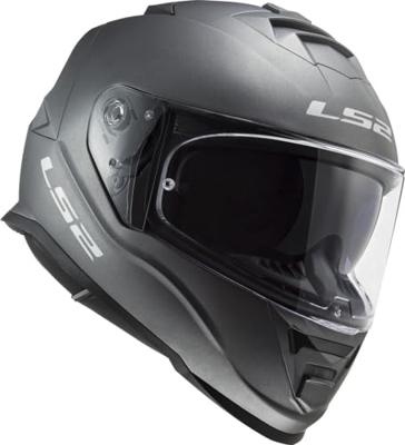 LS2 integraalhelm "ff800 storm ii solid". helmet ff800 storm ii solid xxl titan.matt