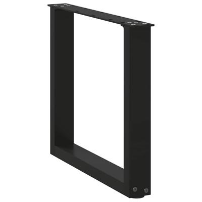 Bartafelpoten 2 st U-vormig 50x(90-91) cm staal zwart