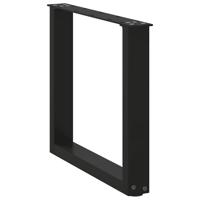 Bartafelpoten 2 st U-vormig 50x(90-91) cm staal zwart - thumbnail