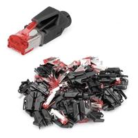 Hirose Electronic A-MO6-8-8-HRS-10 Hirose modulaire stekker, 6 TM 21 - 10 st. A-MO6-8-8-HRS-10 RJ45, stekker Aantal polen (sensoren) 8 Rood, Zwart, Zilver 10 - thumbnail