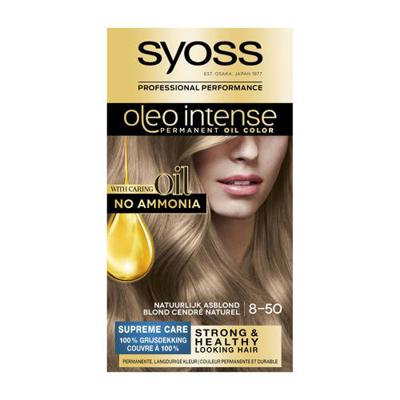 Syoss Oleo Intense 8-50 Natuurlijk Asblond Syoss Oleo Intense 8-50 Natuurlijk Asblond