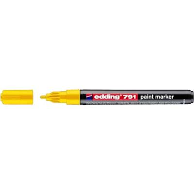 Paintmarker edding 791 alcoholbasis 1-2mm geel