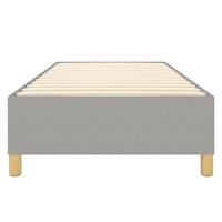 Boxspringframe stof lichtgrijs 100x200 cm - thumbnail