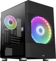 Aerocool Atomic Mini Tower Zwart - thumbnail