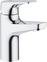 GROHE Bau Flow waterbesparende wastafelkraan S-size met gladde body chroom 23752000 - thumbnail