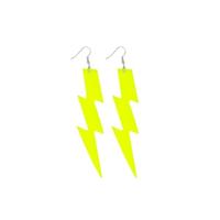 Boland Oorbellen flash neon geel - thumbnail