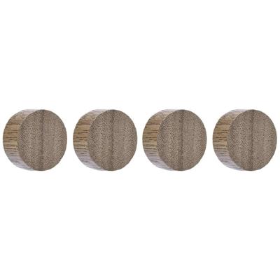 magnetoplan Magneet Circle (Ø) 30 mm Walnoot 4 stuk(s) 1665451