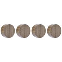 magnetoplan Magneet Circle (Ø) 30 mm Walnoot 4 stuk(s) 1665451 - thumbnail