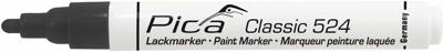 Pica 524/46 Lakmarker 2-4mm ronde tip zwart,10st.