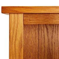 Boekenkast 45x22,5x82 cm massief eikenhout - thumbnail