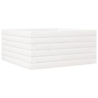 VidaXL Plantenbak 50x50x23 cm massief grenenhout wit - thumbnail