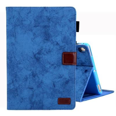 Voor iPad 10 2 inch Business stijl horizontale Flip lederen draagtas met houder & kaartsleuf & fotolijstjes & slaap/Wake-up functie (blauw)