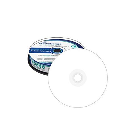 MediaRange DVD+R Double Layer 8.5Gb|240min 8-voudige schrijfsnelheid, volledig bedrukbaar, 10-delige Cakebox