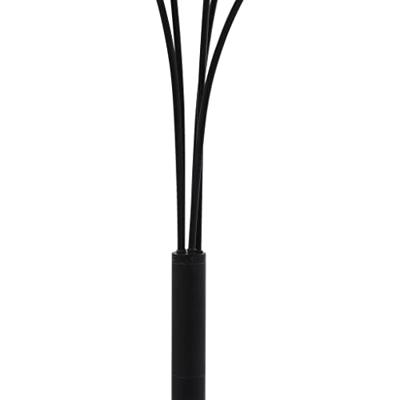 Lamp staand 5xE14 200 cm zwart en goud