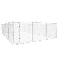 Hondenkennel voor buiten 950x570x185 cm gegalvaniseerd staal - thumbnail