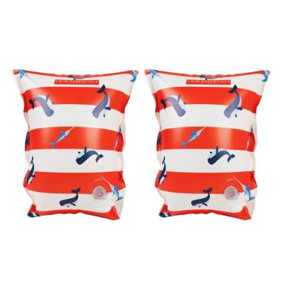 Walvis Baby Zwembandjes Rood Wit (2-6 Jaar)
