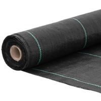 Worteldoek 1,5x150 m polypropeen zwart - thumbnail