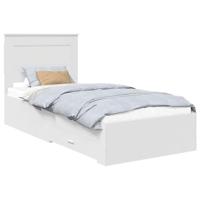 Bedframe met lade met hoofdeinde met opslag Bewerkt hout - thumbnail