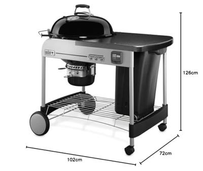 Weber Performer Premium GBS System Edition 57 cm Black