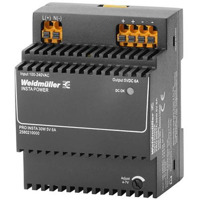 Weidmüller 2580210000 Schakelnetvoeding 5 V/DC 6 A 30 W Inhoud 1 stuk(s)