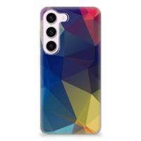 Samsung Galaxy S23 | TPU Hoesje | Polygon Dark - thumbnail