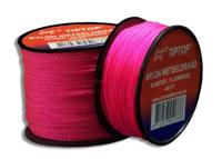 Metseldraad nylon 1mm fel roze 50m - thumbnail