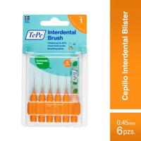 Interdentale borstels Tepe Oranje 0,45 mm 6 Stuks - thumbnail