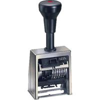 Reiner Numeroteur B6 Pagineerstempel 23 x 6 mm (bxh) Chroom, Zwart - thumbnail