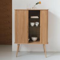 Zuiver Opbergkast 'Barbier' Essenhout, 140 x 100cm, kleur Naturel - thumbnail