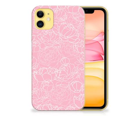 Apple iPhone 11 | TPU Case | White Flowers
