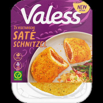 Valess Vega Sate Schnitzel 2 stuks 180g bij Jumbo