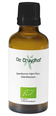 Cruydhof Sambucus nigra / vlierbloesem tinctuur bio 50 Milliliter