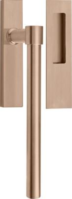 Formani Piet Boon ONE PB230Y set hefschuifdeurbeslag incl. cilindergat PC69 - PVD licht brons