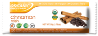 Organic Food Bar Biologische Cinnamon Raisin Bar 50 Gram - thumbnail