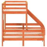 Stapelbed massief grenenhout wasbruin 90x200/140x200 cm - thumbnail