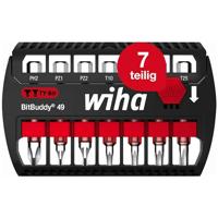 Wiha Bitset BitBuddy® TY-bit 49 mm Phillips, Pozidriv, TORX® 8-delig 1/4" E6,3 - 42117 - 42117 - thumbnail