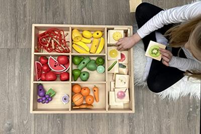 Tickit Houten Sorteerbak 7 vakjes