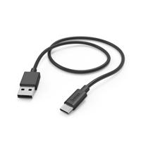Hama Oplaadkabel USB-A - USB-C 1 M Zwart - thumbnail