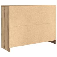 Dressoir lade 101x35x76 cm spaanplaat artisanaal eikenkleurig - thumbnail